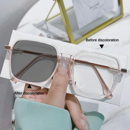 Lunettes photochromiques Anti-rayonnement en métal pour femmes et hommes, cadeau
