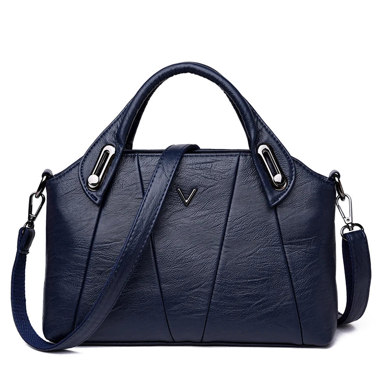 Sacs à main en cuir souple pour femmes, sac à bandoulière initié, sac fourre-tout décontracté, haute qualité, créateur de luxe, mode pour dames, 2024