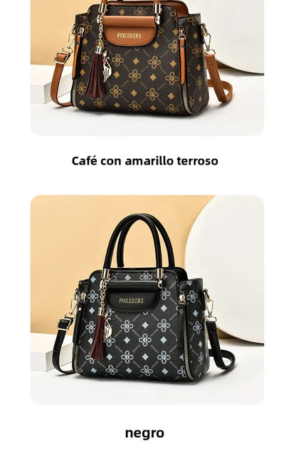 Sli Red Valley – sac à main tendance en cuir PU souple pour femmes, sac à bandoulière en matériau de qualité, grande capacité