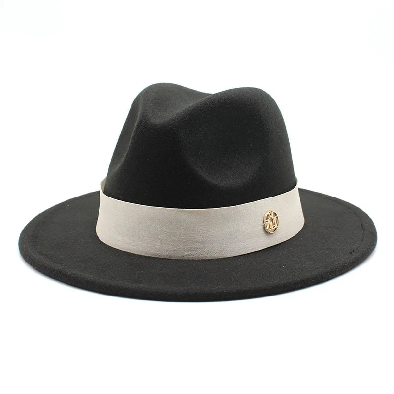 Nouveau chapeau Fedora pour femmes hiver élégant mode formelle mariage décorer église casquette Panama fête Jazz chapeau chapeau femme