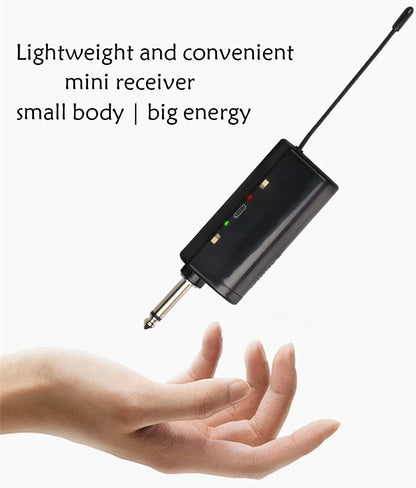 Microphone casque micro Lavalier sans fil avec émetteur récepteur affichage LED transmetteur Bodypack pour l'enseignement des performances en direct