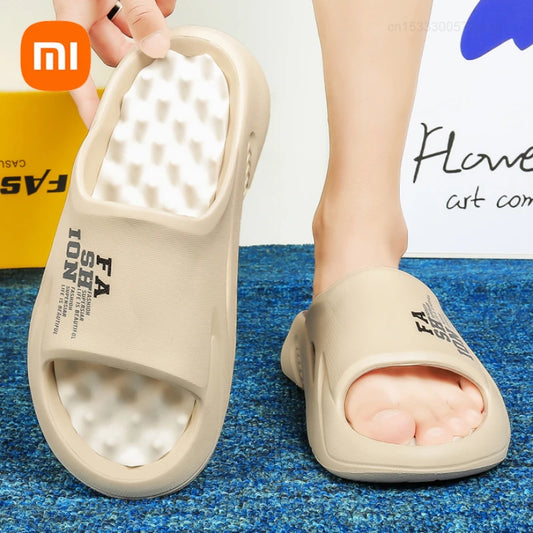 Xiaomi-Pantoufles d'Niket d'Extérieur pour Homme et Femme, Sandales de Plage Légères, Semelle OligSoft, Tongs, Été 2023