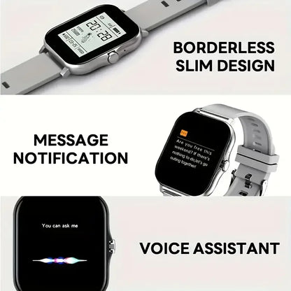 2025 nouvelle montre intelligente Bluetooth appel Message rappel homme femme cadeau plein écran tactile sport Fitness montre intelligente