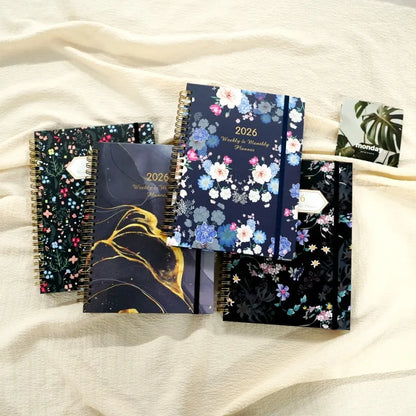 Plan de la semaine du bracelet A5 2026, calendrier, bobine, planificateur, journal intime, personnalisation du carnet