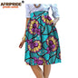 2025 été Original Style africain vêtement jupe Midi pour les femmes privé personnalisé de haute qualité Batik coton Femmal vêtements A 722704