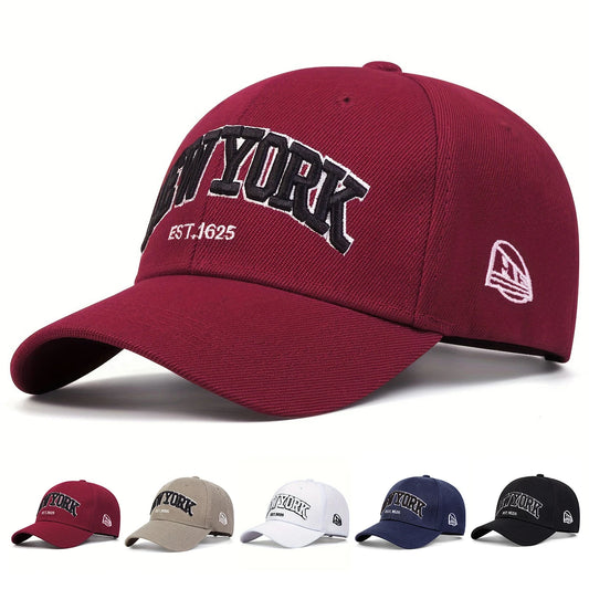 Casquette de Baseball unisexe NewYork avec lettres brodées, chapeaux décontractés réglables pour l'extérieur, protection solaire, casquette de sport et de Golf, printemps et automne
