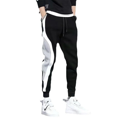 Pantalons de sport pour hommes printemps automne mâle coupe ample Leggings Patchwork course formation pantalons décontractés mode tenue pantalon