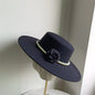 Chapeau Fedora de Style français pour femmes, chapeau en feutre à bord large de 10CM, Derby d'hiver et d'automne, chapeaux de Jazz de mariage