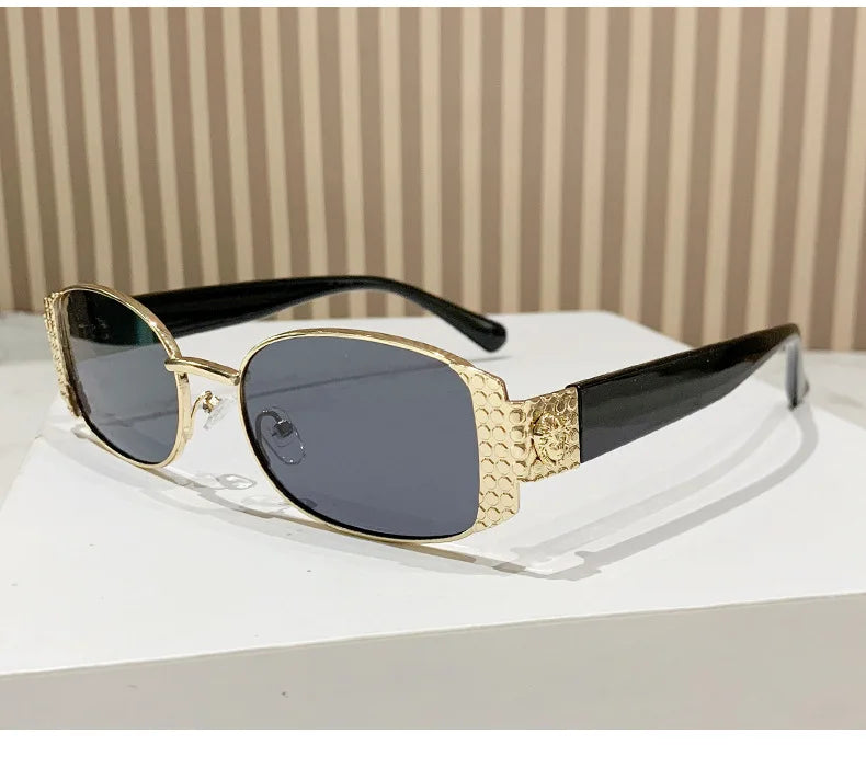 Nouvelle marque de mode Vintage lunettes de soleil femmes de luxe concepteur 2025 voyage en plein air nuances lunettes à la mode fête haut d'été lunettes de soleil