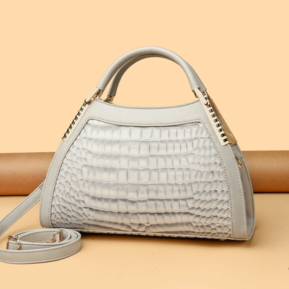 Alligator cuir verni épaule bandoulière sacs à main pour femmes marque de luxe sacs à main femmes sacs concepteur Hobos deux couches Sac