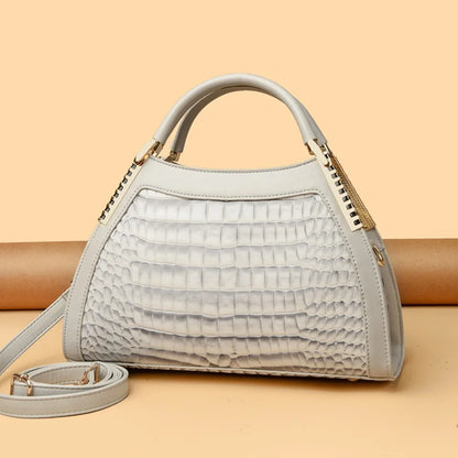 Alligator cuir verni épaule bandoulière sacs à main pour femmes marque de luxe sacs à main femmes sacs concepteur Hobos deux couches Sac