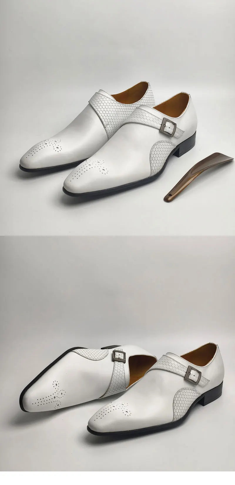 Chaussures en cuir pour hommes à la mode de luxe Style moine quotidien en plein air affaires de luxe mode bureau robe chaussure personnalisation livraison directe