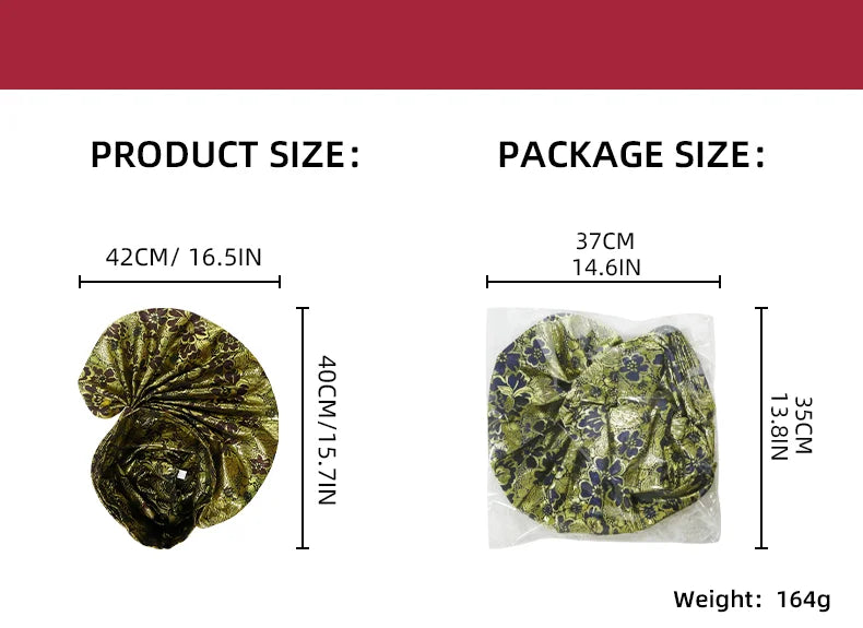 Luxe africain Aso Oke Auto Gele couvre-chef Turban casquette femmes chapeaux nigérian fête de mariage couvre-chef Bonnet tête enveloppement Hijab chapeau