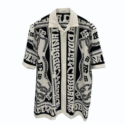 Chemise à manches courtes pour hommes, imprimé numérique, à la mode, vêtements décontractés pour jeunes, adaptés à la plage, été, offre spéciale de printemps