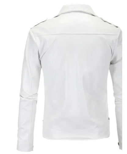 Veste en cuir PU Style motard coupe cintrée pour hommes, manteau décontracté britannique à la mode Y012, veste en cuir confortable et souple pour hommes