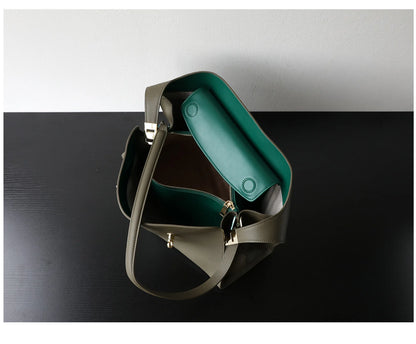 Niche léger luxe haut de gamme en cuir grande capacité première couche peau de vache sac à main pour femme sac fourre-tout banlieue loisirs polyvalent