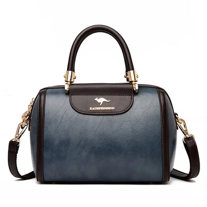 Sac à main à poignée supérieure en cuir pour femmes, sac à bandoulière à coque décontractée, sacs de messager initiés, sac à main à la mode pour dames, super haute qualité