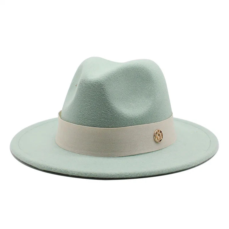 Nouveau chapeau Fedora pour femmes hiver élégant mode formelle mariage décorer église casquette Panama fête Jazz chapeau chapeau femme