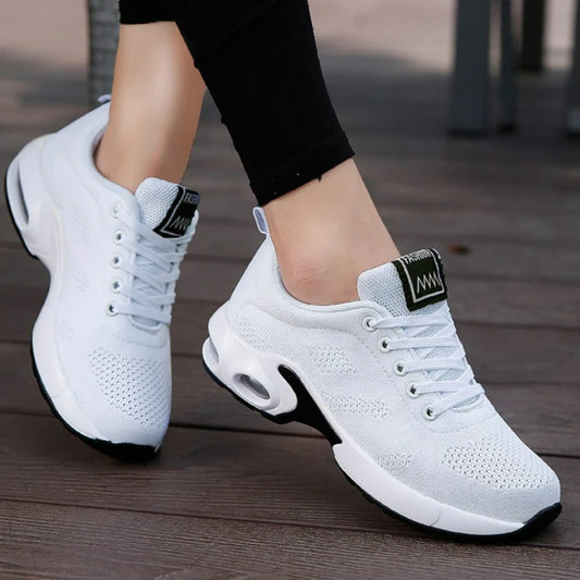 Chaussures pour femmes plate-forme baskets maille chaussures de course en plein air gros léger femmes chaussures décontractées de luxe blanc chaussure vulcanisée