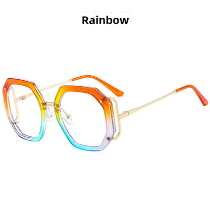 Lunettes photochromiques pour femmes, nouveau Design de marque à la mode, grand polygone, Anti lumière bleue, lecture sur ordinateur, hypermétropie, 2023