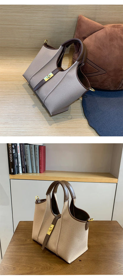 Sac à main, sacs pour femmes, sac E27 de haute qualité, sac en toile, sac fourre-tout à bandoulière pour femmes, nouvelle collection 2024