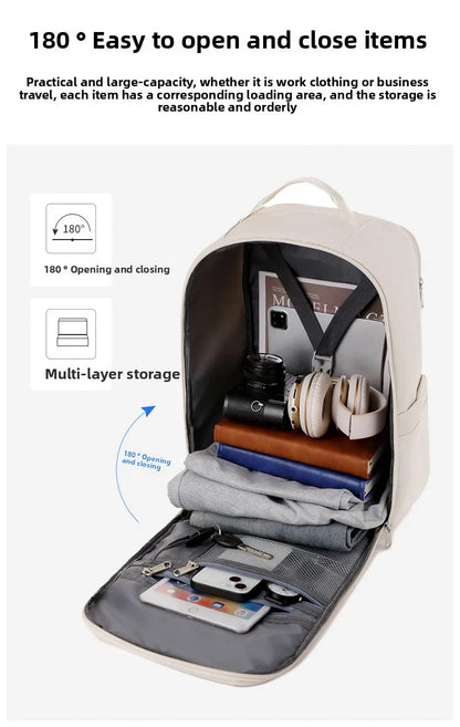 Sac à dos pour hommes et femmes, bagage à main 40x20x25, sac de cabine léger pour avion, sac à dos de voyage étanche pour ordinateur portable