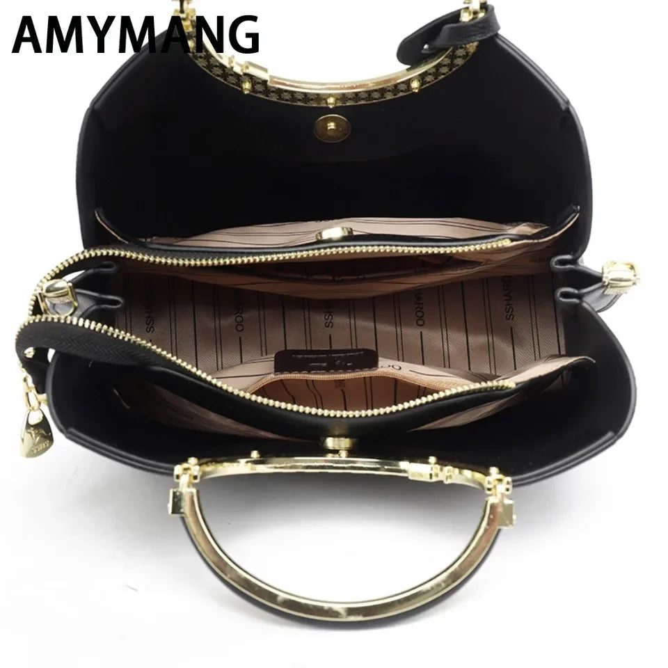 Sac à Main de Luxe en Cuir Souple pour Femme, Fourre-Tout de Grande Capacité à 3 Couches, de Styliste, de Bonne Qualité