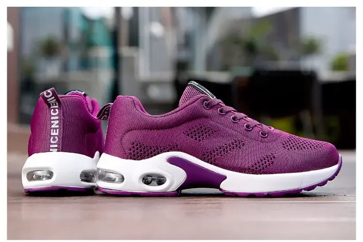 Femmes chaussures de course respirant maille extérieur léger chaussures de sport décontracté marche baskets Tenis Feminino Zapatos Mujer