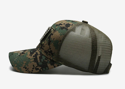 Casquette de Baseball Camouflage drapeau américain pour hommes, tactique respirante en plein air, chapeau à visière d'alpinisme réglable et élégant