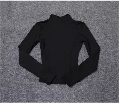 Veste de Sport pour femmes, chemise à manches longues, manteau d'entraînement, vêtements d'entraînement, de Yoga