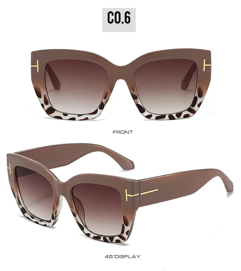 Lunettes de soleil vintage pour hommes et femmes, protection UV, forme carrée, haute qualité, style tendance