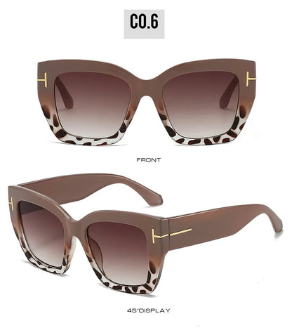 Lunettes de soleil vintage pour hommes et femmes, protection UV, forme carrée, haute qualité, style tendance