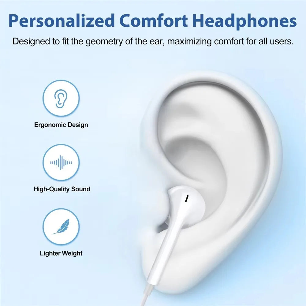 Pour Xiaomi casque Xiaomi Mi 14 13 12 11 écouteurs intra-auriculaires Redmi Note 10 9 8 7 Type C 3.5mm casque filaire accessoires de téléphone