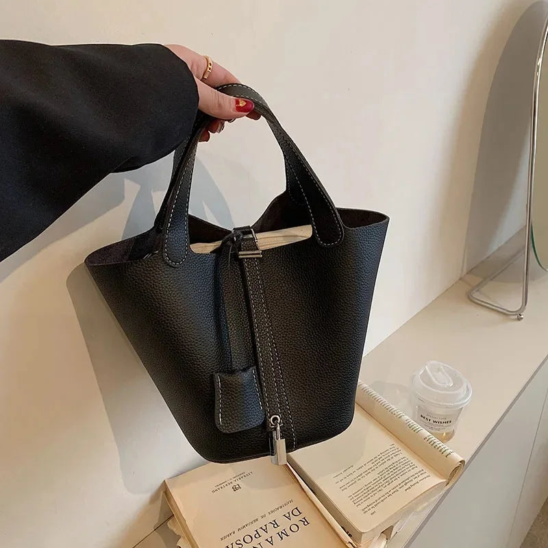 Sac à main en cuir PU pour femmes, Design Unique haut de gamme, offre spéciale de la saison, sac seau tendance, polyvalent à la mode, Si