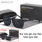 BARCUR Design-Lunettes de soleil polarisées TR90 pour homme et femme, accessoire de sport léger, protection UVAB