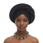 Turban Tressé pour Femme Africaine, Couvre-Chef Brut du Nigeria, Chapeau Musulman de ix, Vêtement de Sauna