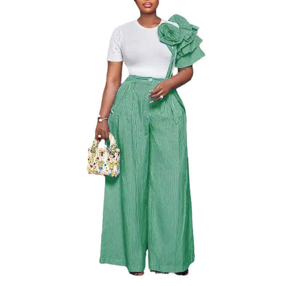 2 pièces femmes ensembles Dashiki africain nouveauté été automne correspondant ensembles deux pièces ensembles haut pantalon costumes tenues vêtements