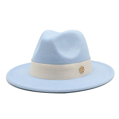 Nouveau chapeau Fedora pour femmes hiver élégant mode formelle mariage décorer église casquette Panama fête Jazz chapeau chapeau femme