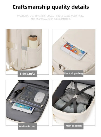 Sac à dos pour hommes et femmes, bagage à main 40x20x25, sac de cabine léger pour avion, sac à dos de voyage étanche pour ordinateur portable