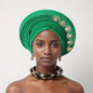 Geles de mariage nigérian, couvre-chef africain, Turbans Auto Gele pour femmes, tissu Aso Oke, couvre-chef musulman, couvre-chef féminin