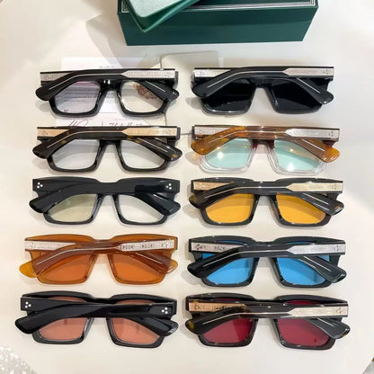 JMM QUENTIN Lunettes de soleil de marque de créateur japonais faites à la main photochromiques de haute qualité UV400 Lunettes en acétate pour hommes et femmes avec étui