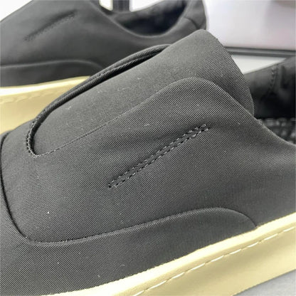 Hommes glace soie chaussures décontractées été nouveau respirant semelle souple chaussures plates décontractées toile chaussure en plein air confortable baskets homme Tenis