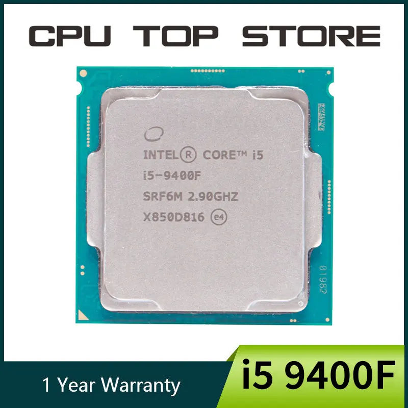 Processeur Intel Core i5 9400F 2,9 GHz 6 cœurs 65 W SRF6M/SRG0Z LGA 1151