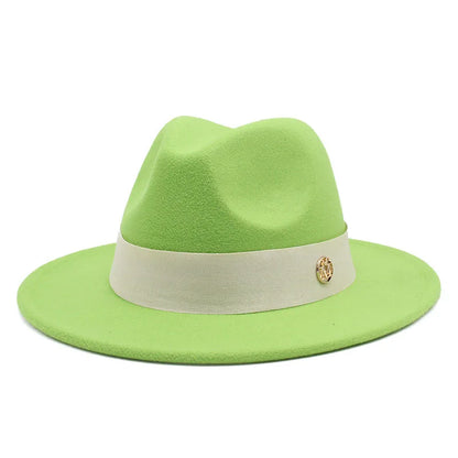 Nouveau chapeau Fedora pour femmes hiver élégant mode formelle mariage décorer église casquette Panama fête Jazz chapeau chapeau femme