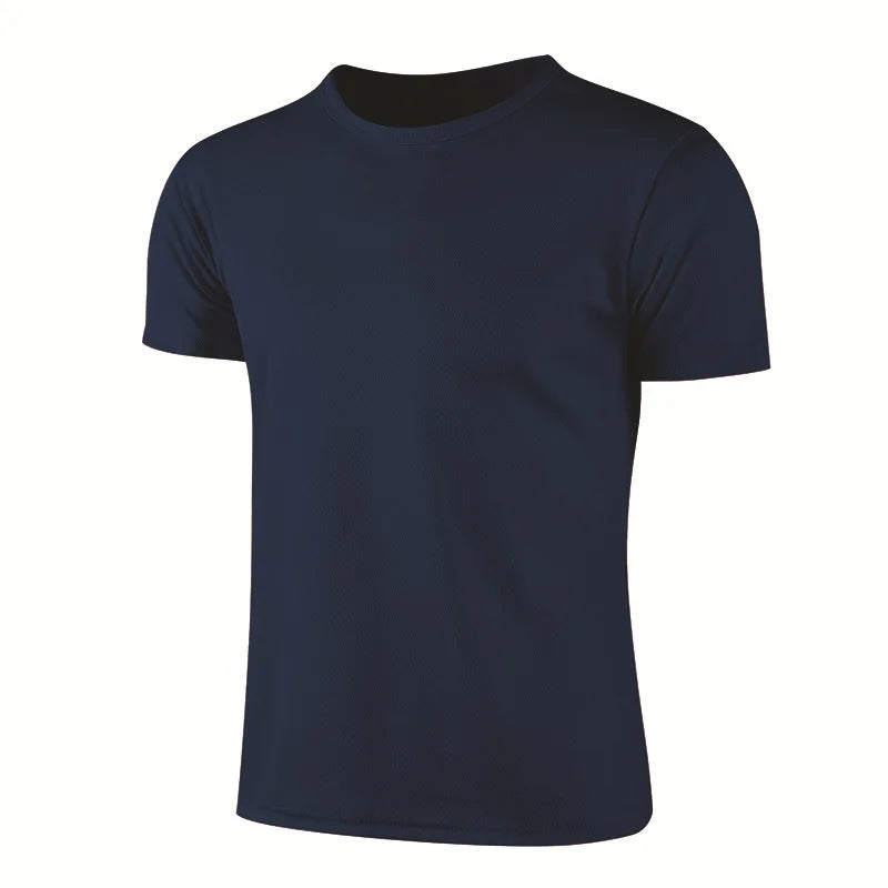 Hommes femmes séchage rapide à manches courtes Sport T-Shirt maillots de gymnastique Fitness chemise formateur course T-Shirt adolescent vêtements de Sport respirants