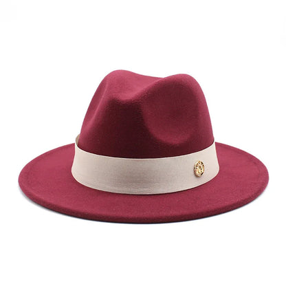 Nouveau chapeau Fedora pour femmes hiver élégant mode formelle mariage décorer église casquette Panama fête Jazz chapeau chapeau femme
