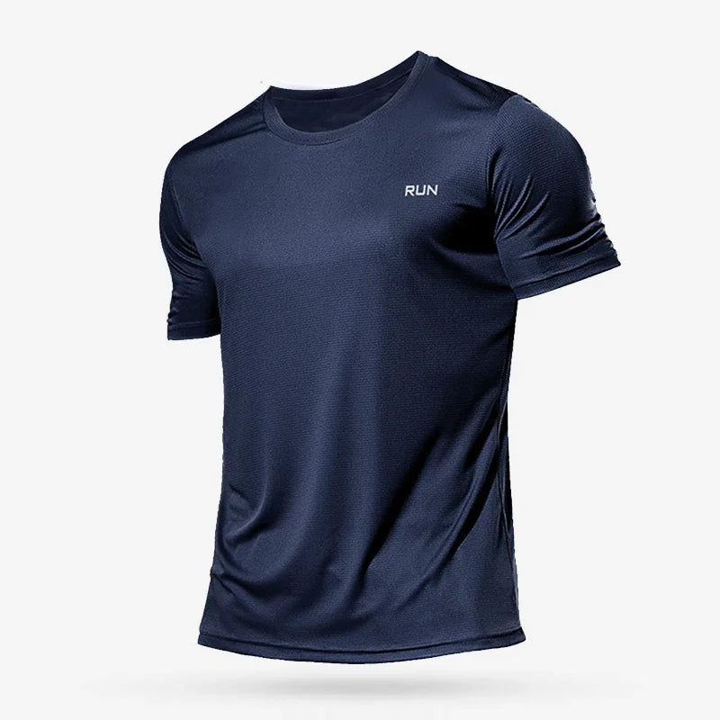Été Sport Gym t-shirt hommes séchage rapide course musculation chemises hommes à manches courtes Fitness hauts surdimensionné brésil t-Shirt Jersey