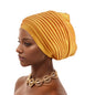 Turban Africain Plissé pour Femme, Déjà Fait, Cravates de Sauna, Bonnet Auto Gele, Hijab Musulman, Mariage Nigérian, Chapeau Rond