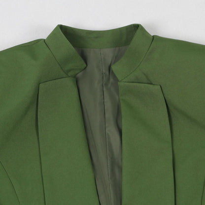 Ensemble femme manches longues x-long Blazer manteau + pantalon Long costume 2025 printemps Streetwear deux 2 pièces ensemble afrique OL tenues de travail