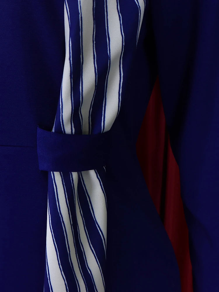 FairyShely 2025 Sexy Patchwork grande taille robe de Club femmes à manches longues grandes robes dame coupe ajustée fête robe courbe serrée